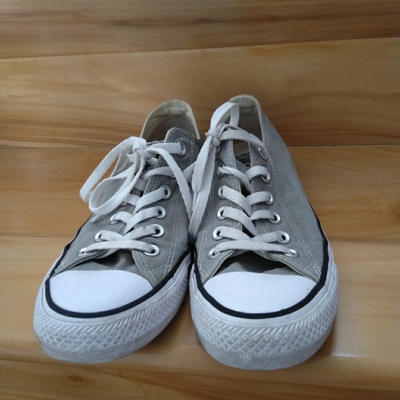 Converse grey women's shoes size 8 - Picture 6 of 7